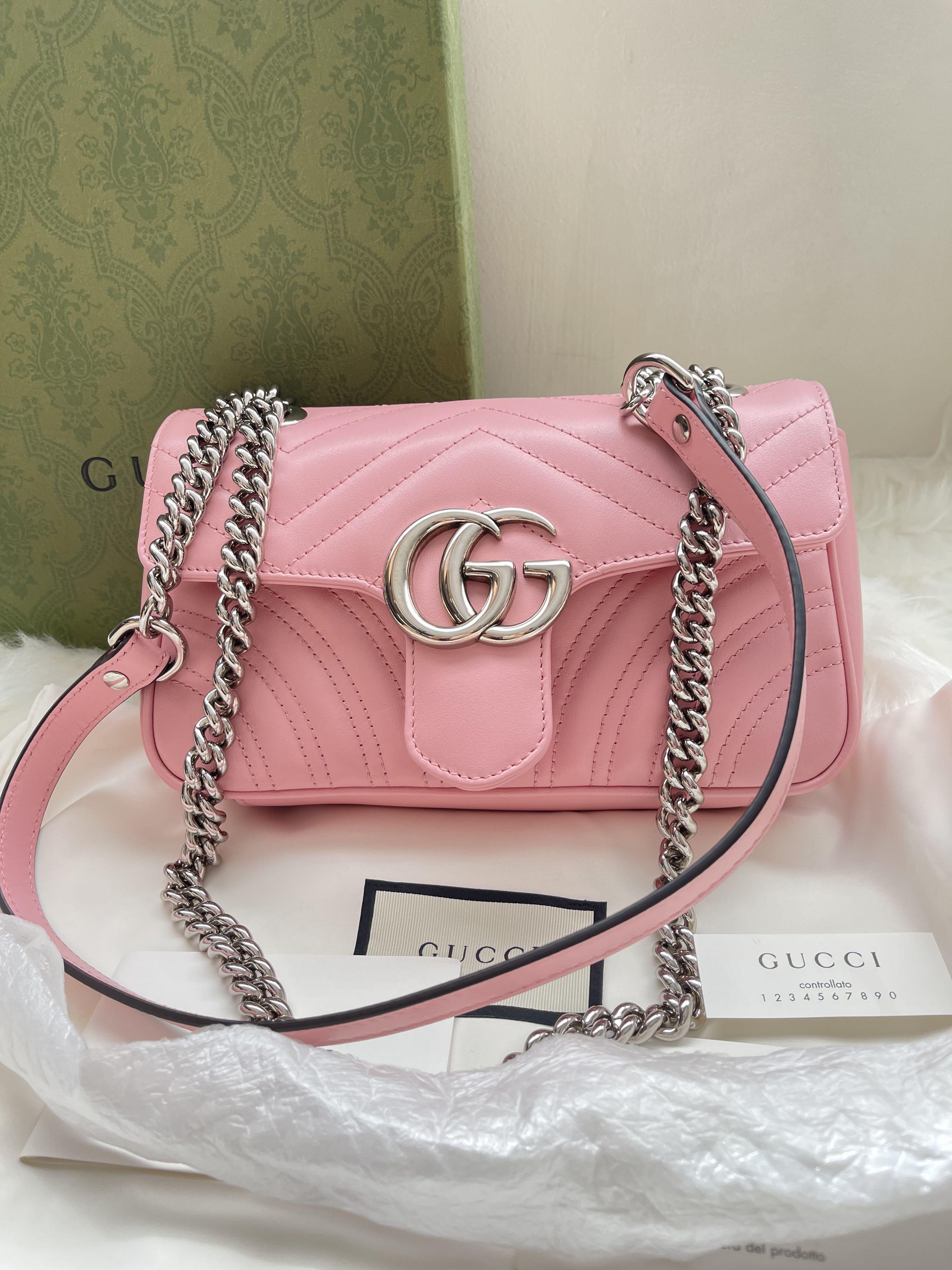 Gucci marmont pastel pink store