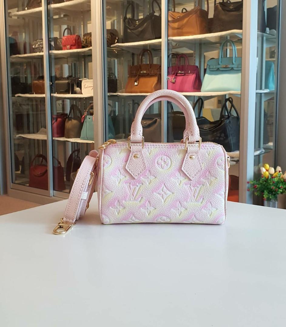 LV NANO SPEEDY PINK, Luxury, Bags & Wallets on Carousell