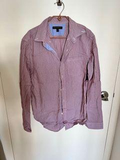 Banana Republic Red & White stripe shirt