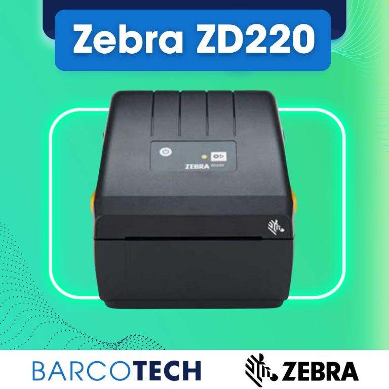 Barcotech Zebra ZD220 Desktop Barcode Printer Thermal Transfer / Direct Thermal - 203dpi ...