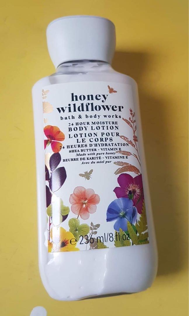 Original Bath & body works Honey Wildflower body lotion, Beauty