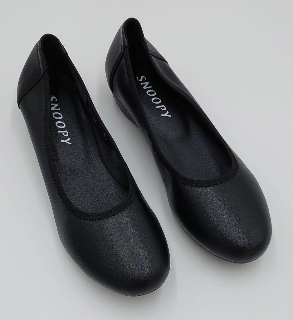 All black flat shoes discount