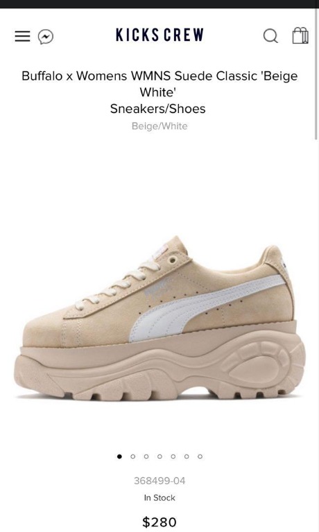 Puma x buffalo suede top