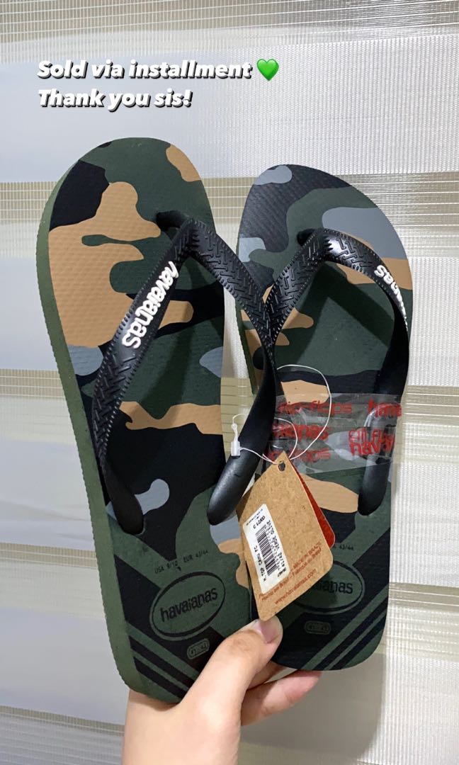 Camo havaianas hot sale mens