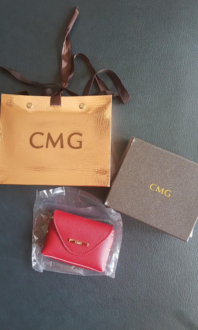 CMG Red Coin Purse Women s Fashion Bags Wallets Purses Pouches on Carousell