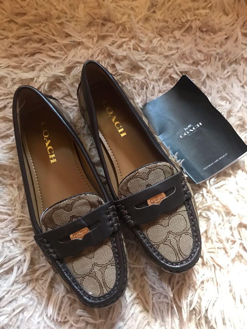 Coach penny loafers womens top