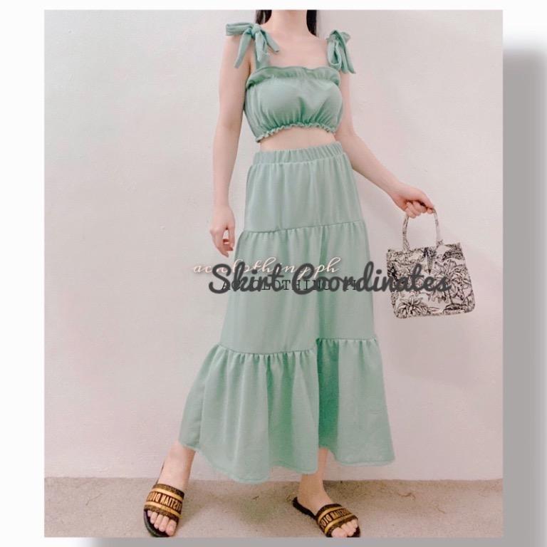 COORDINATES (Category: Sets & Coordinates) located in Pasig City. Submitted by Declutterwithme0831 (Listing ID 1168286065, Image 1). Description: Used once in boracay 🤍 Can pass as new. Color- Teal Small to semi large.