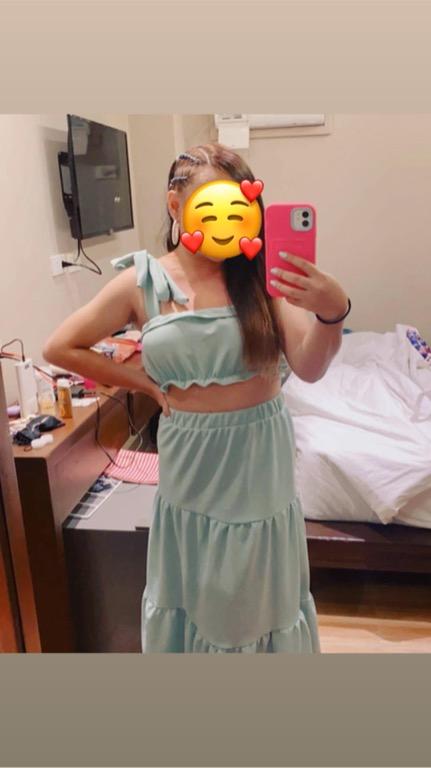 COORDINATES (Category: Sets & Coordinates) located in Pasig City. Submitted by Declutterwithme0831 (Listing ID 1168286065, Image 2). Description: Used once in boracay 🤍 Can pass as new. Color- Teal Small to semi large.