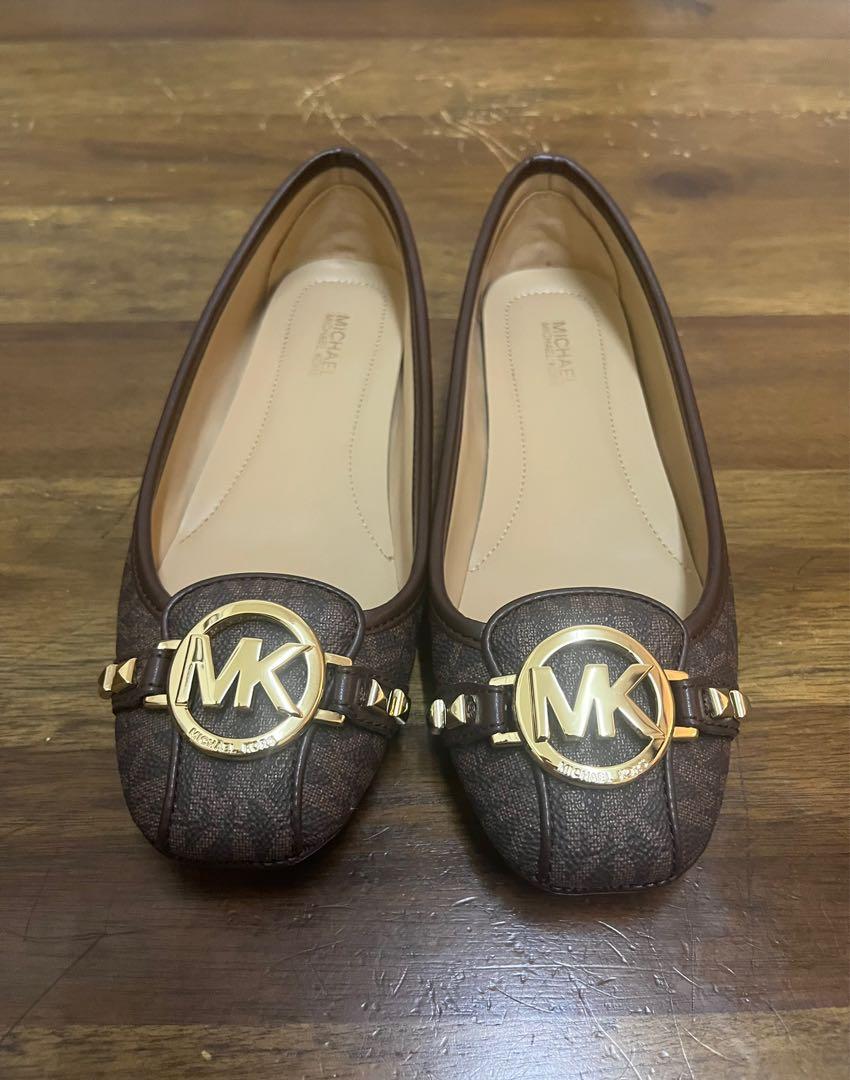Michael Kors Women039s Boerum Sneaker Size 75 Brown MK Signature Print  Shoe  eBay