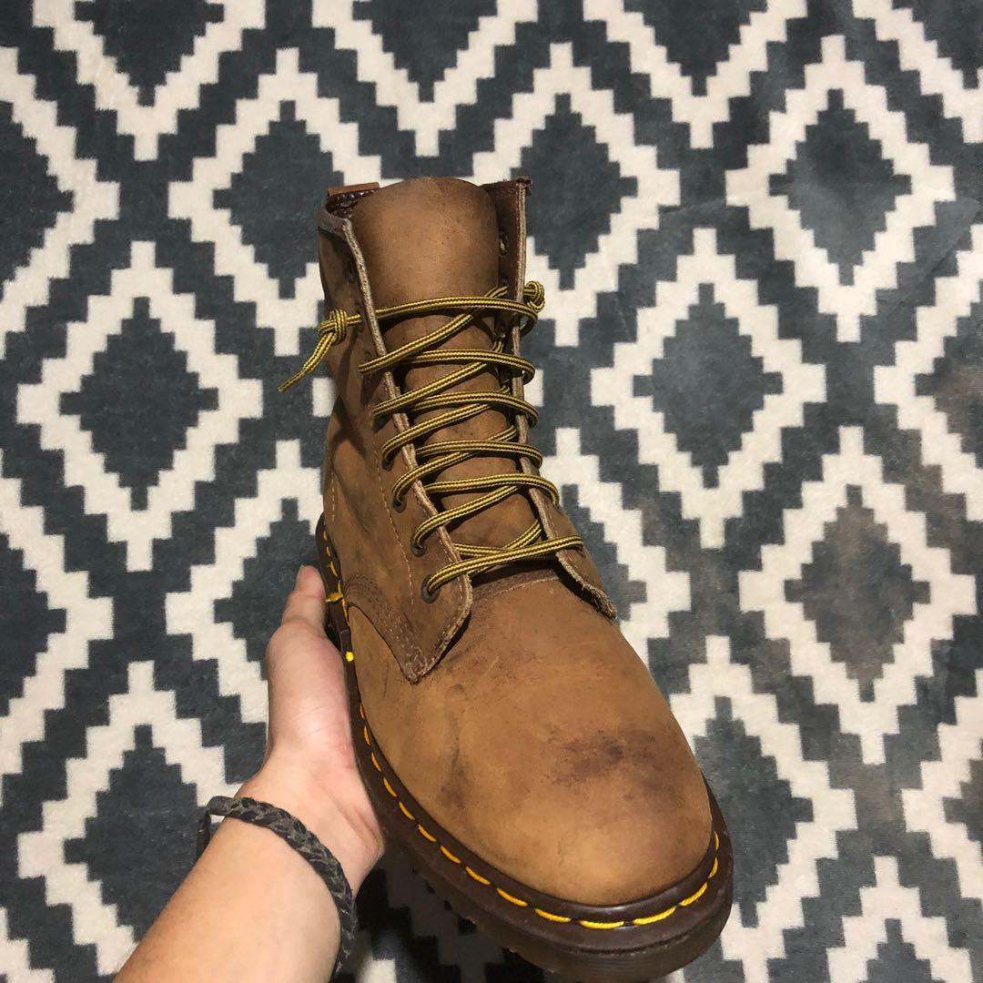 Dr martin brown boots clearance
