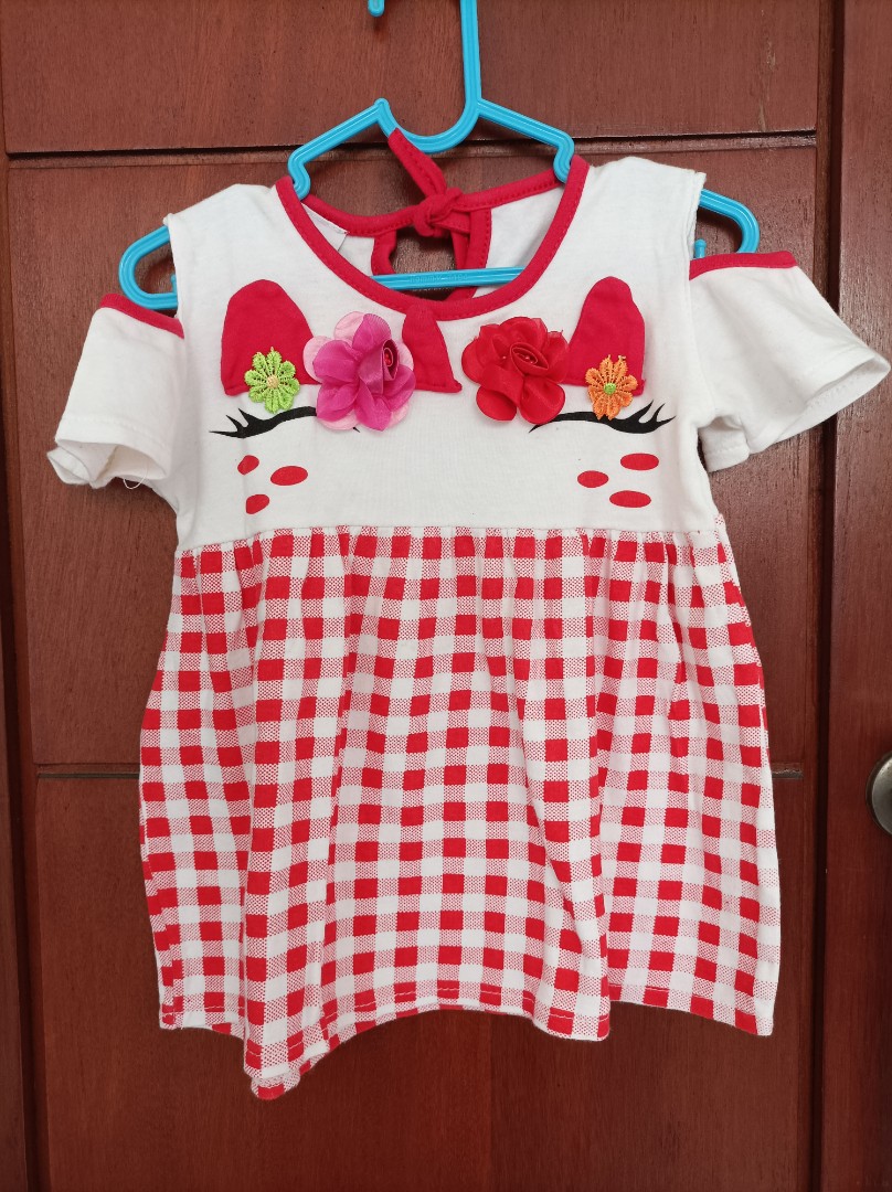 Dress unicorn baby perempuan 6bulan 