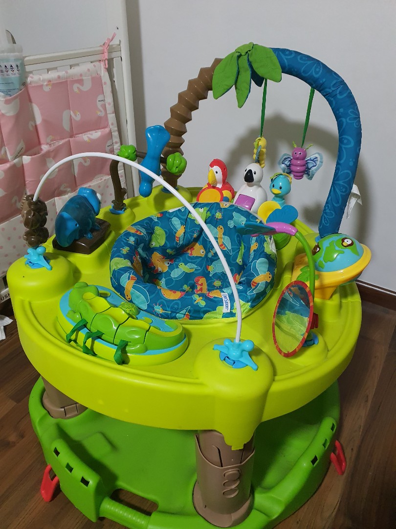 Evenflo Exersaucer Life in the Jungle, Babies & Kids, Infant Playtime on Carousell
