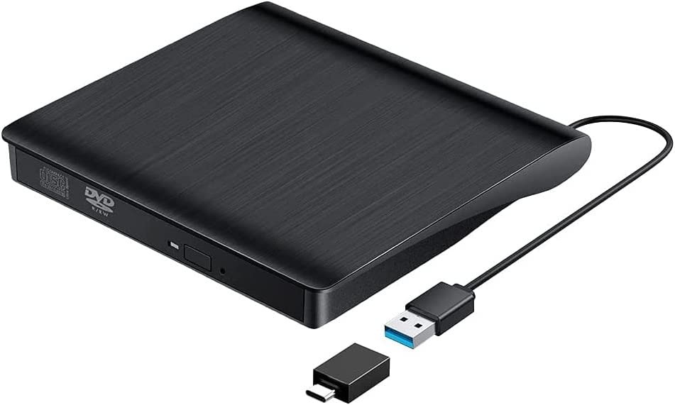 "External CD DVD Drive, iAmotus USB 3.0 DVD Drives TypeC Interface