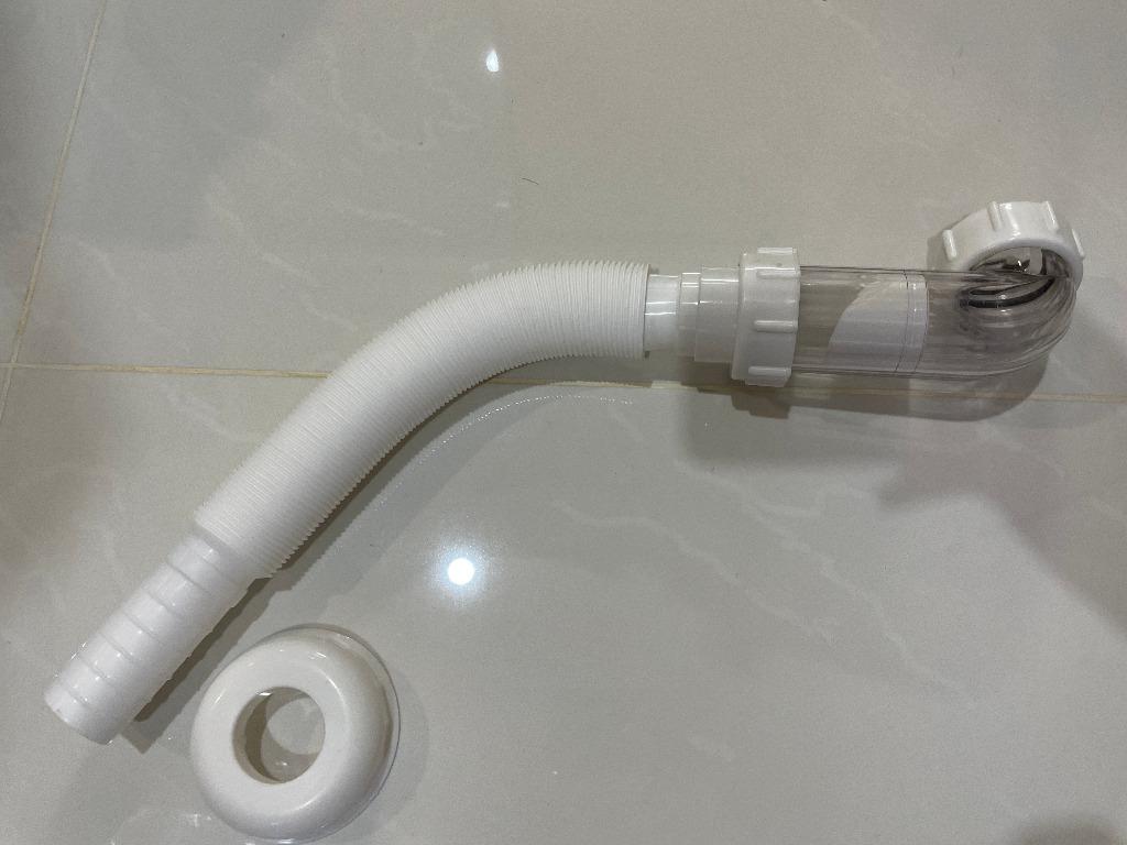 Flexible Drainage Hose Pipe Sink Drain Tube Kitchen Basin Fitting Sewer