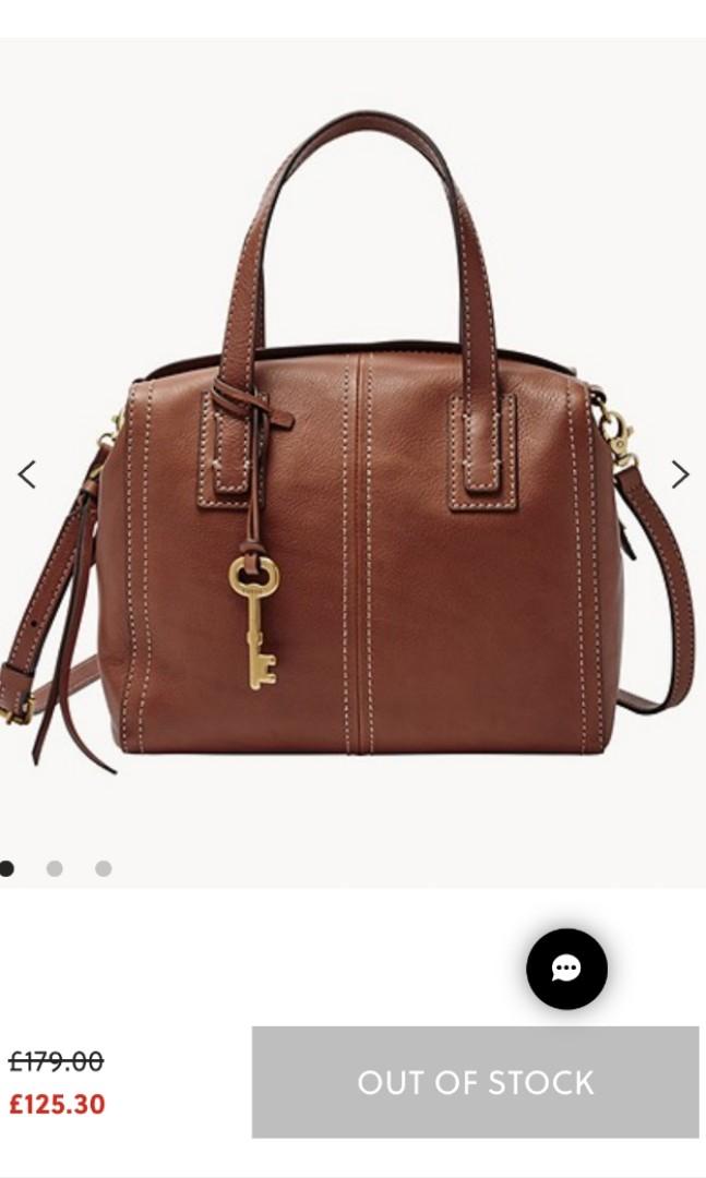 Fossil Emma Satchel leather bag Women s Fashion Bags Wallets