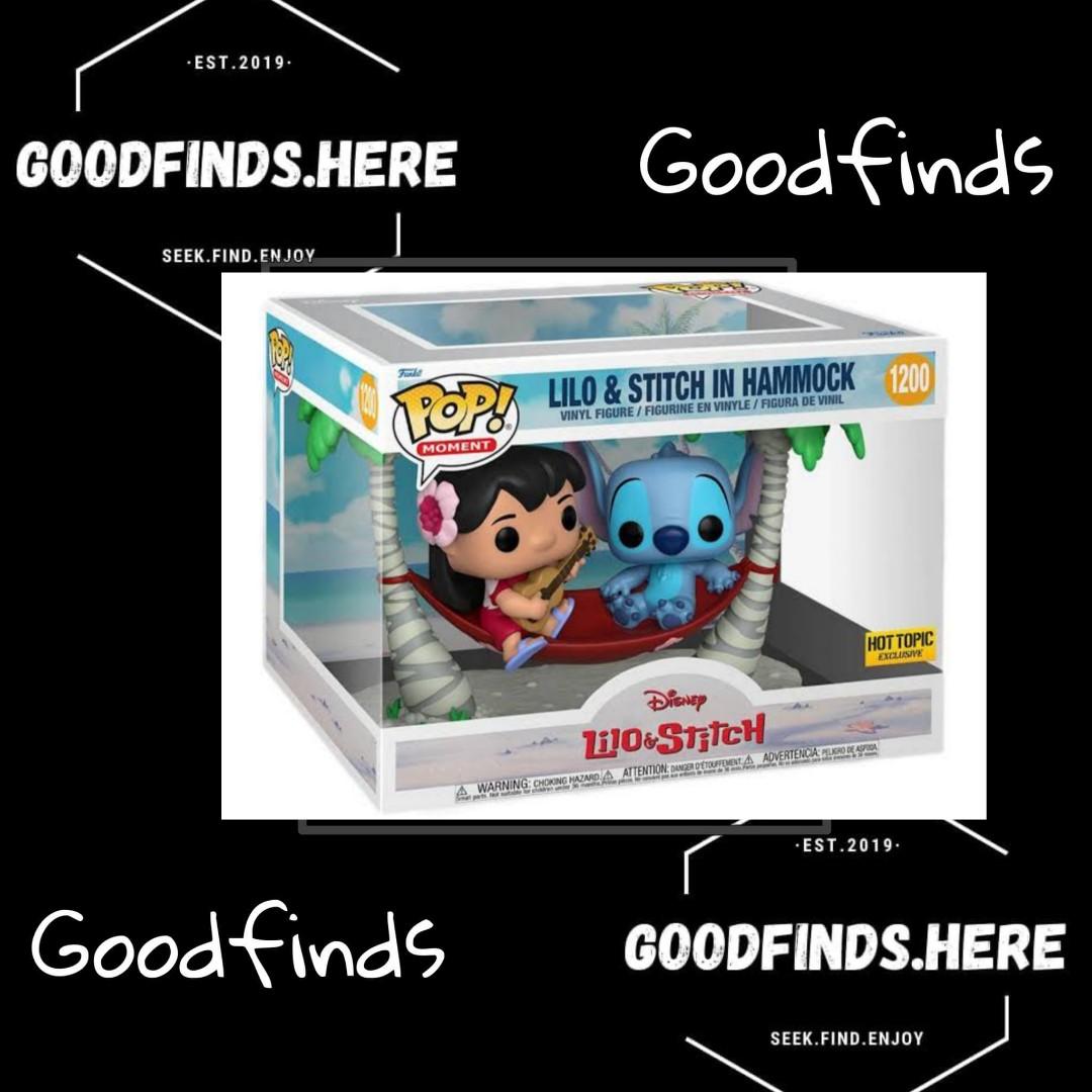 Funko Disney Lilo & Stitch Pop! Moment Lilo & Stitch In Hammock Vinyl  Figure Hot Topic Exclusive