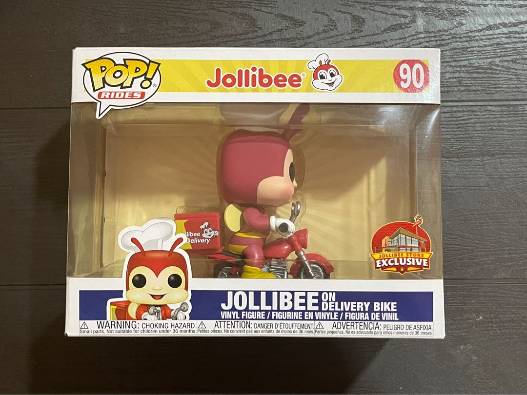 funko pop jollibee on delivery bike