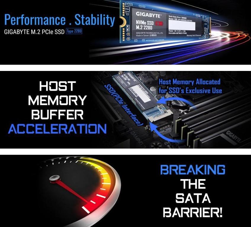 Gigabyte nvme hotsell ssd