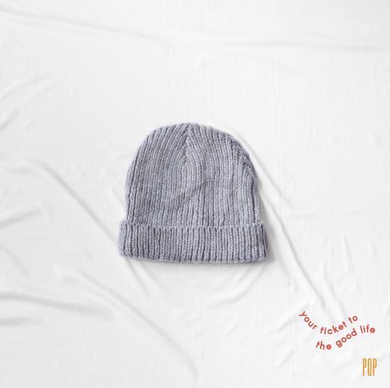 Gray Comme Ca Ism Beanie, Fesyen Pria 