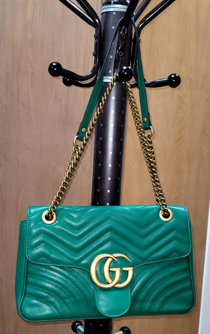 Emerald green on sale gucci bag