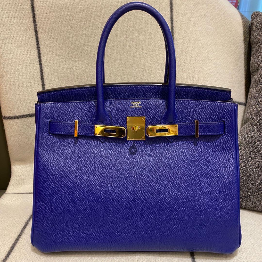 Hermes birkin blue electric shop