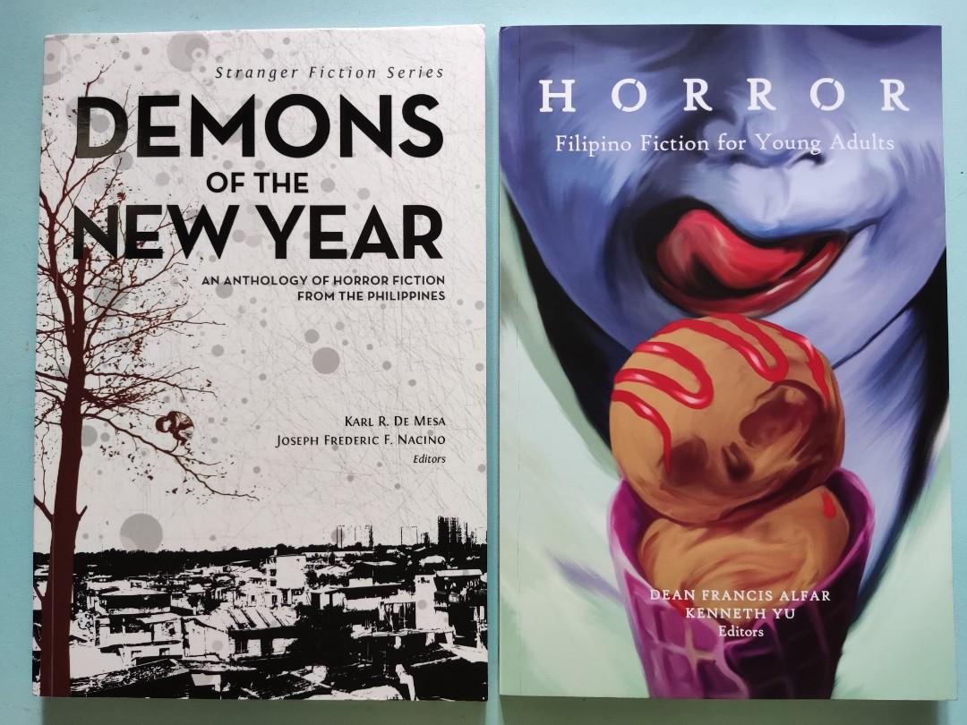 Horror Fiction (Category: Storybooks) located in Butuan. Submitted by lovedbysol (Listing ID 1168244733, Image 1). Description: Demons of the New Year - SOLD Horror: Filipino Fiction for Young Adults - 180 bought for 250. read only once..