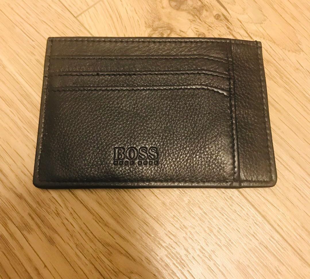 Hugo Boss Card Holder, Men's Fashion, Watches & Accessories, Wallets
