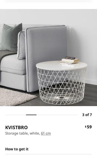 Ikea kvistbro 2025 storage table