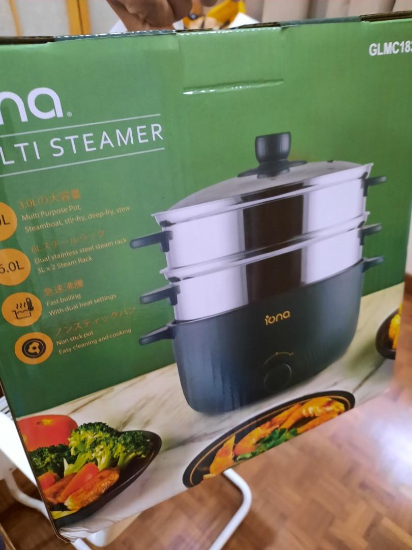 Iona Electric Food Steamer, TV & Home Appliances, Kitchen Appliances