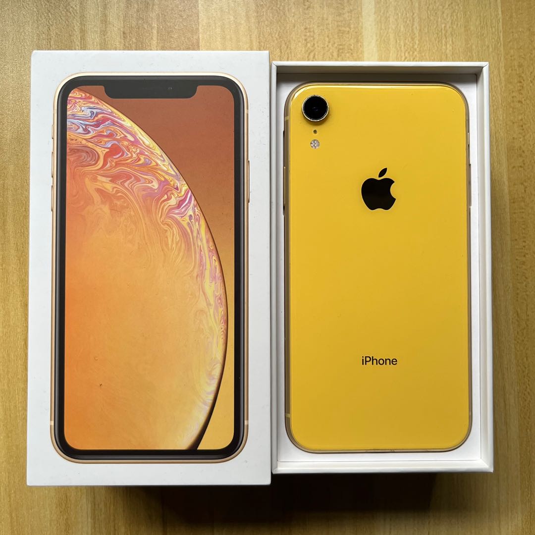 iPhone XR 128GB Yellow with Box, Mobile Phones & Gadgets, Mobile
