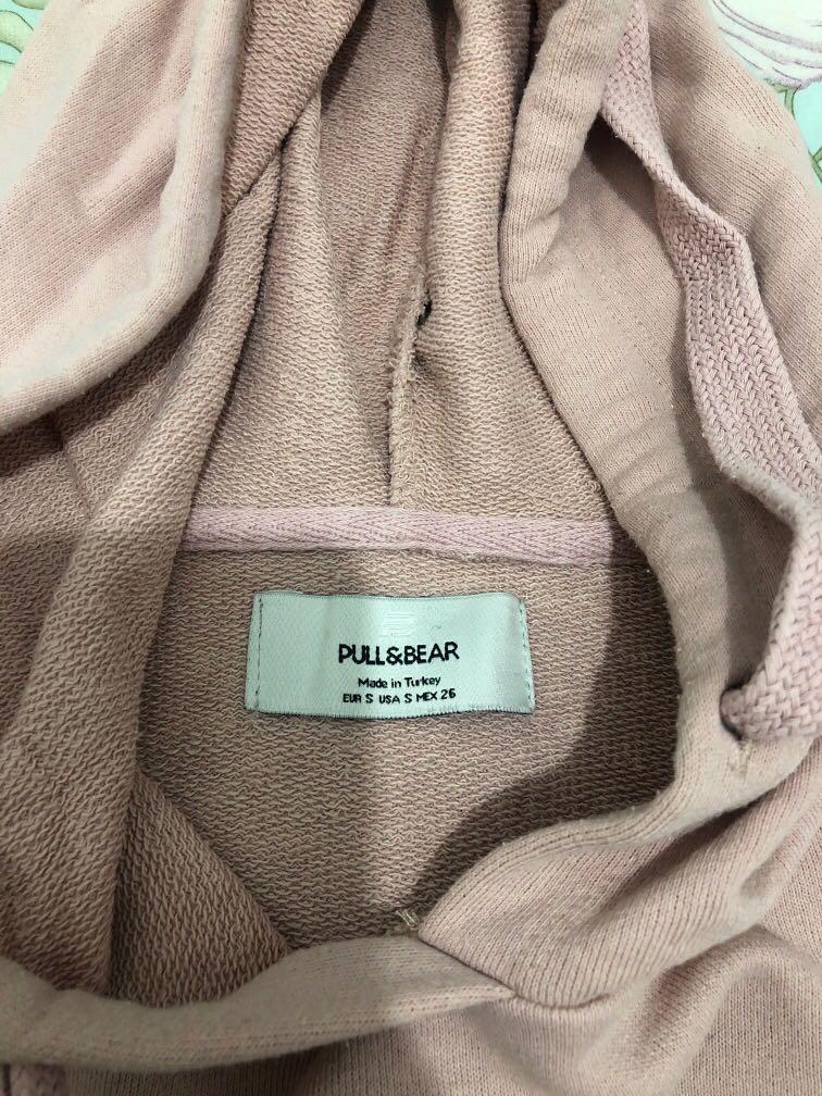 Jaket Hoodie Pull Bear Pink Size S Bisa Nego Shopee or Tokped