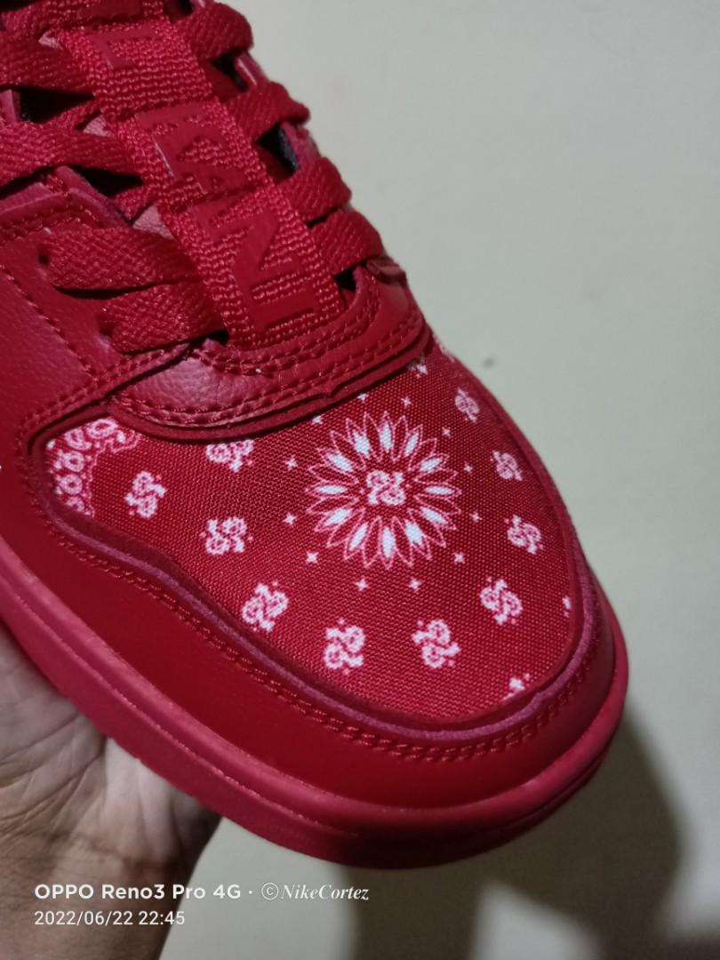 Nike cortez store red bandana