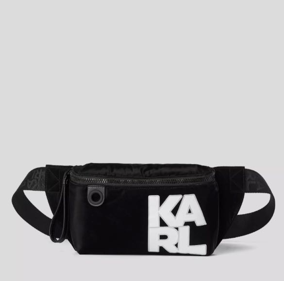 Karl Lagerfeld bum bag, Men's Fashion, Bags, Sling Bags on Carousell