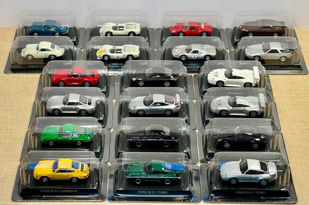 ポルシェミニカーコレクション、コンプリート、全10種類、28台
