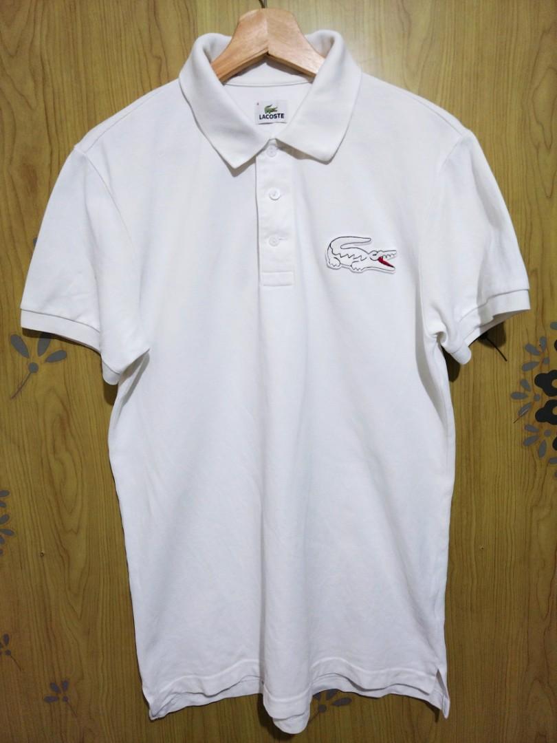 LACOSTE BIG LOGO POLO SHIRTS Men s Fashion Tops Sets Tshirts