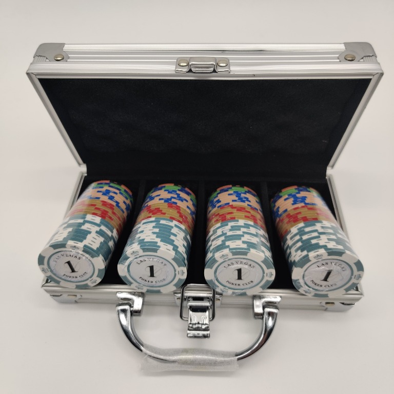 【Las Vegas】Mahjong Chips Set / 14g Heavy Chips / Alu Case / Acrylic