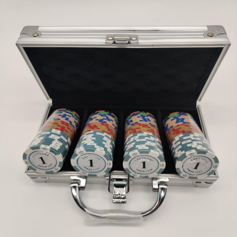【Las Vegas】Mahjong Chips Set / 14g Heavy Chips / Alu Case / Acrylic