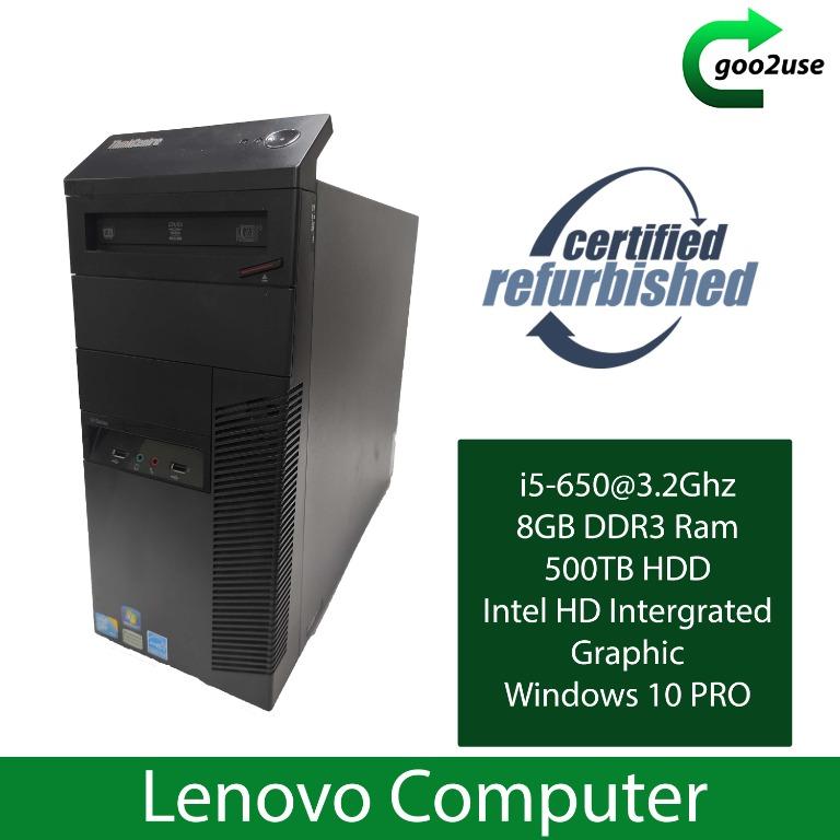 Lenovo ThinkCentre i56503.2ghz 8gb Ram 500gb HDD Desktop Computer