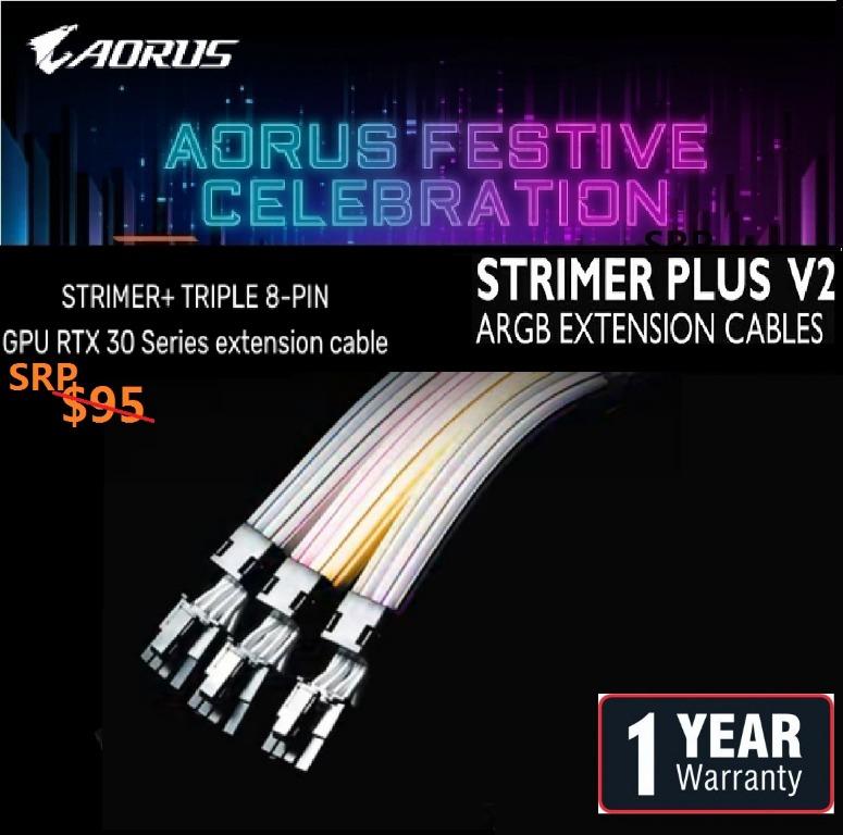 LIAN LI Launches STRIMER PLUS V2 ARGB Extension Cables 