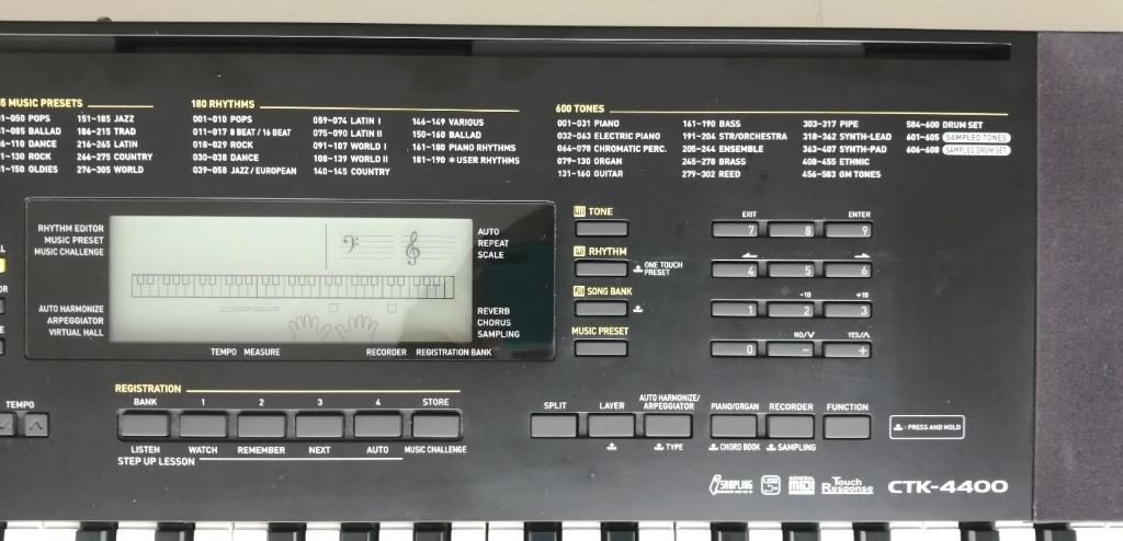 Casio ctk 4400 features sale