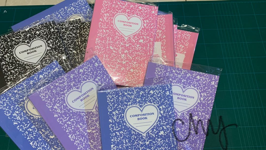 lucalab a5 composition binder beond 1page binder sleeves, Hobbies