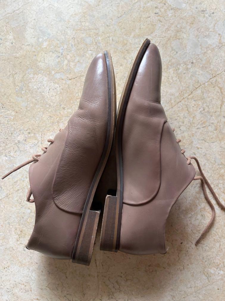 Mauve Rare Earth Oxford Shoes for Women