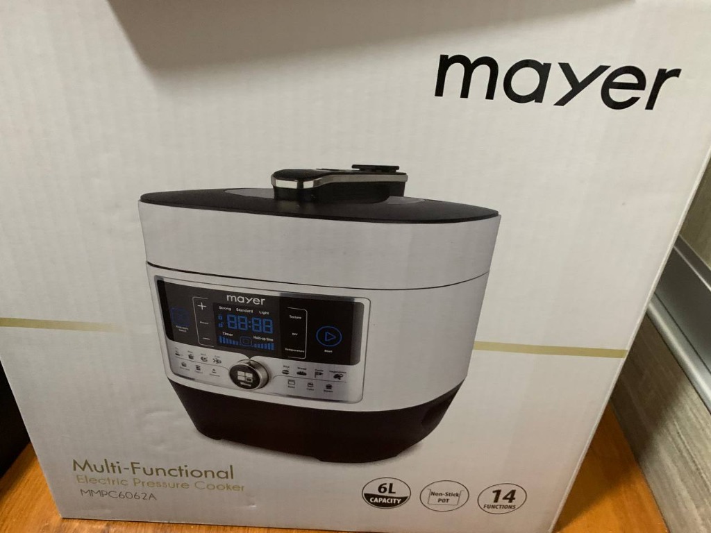 Mayer Multifunctional Electric Pressure Cooker 6 Liter, TV & Home
