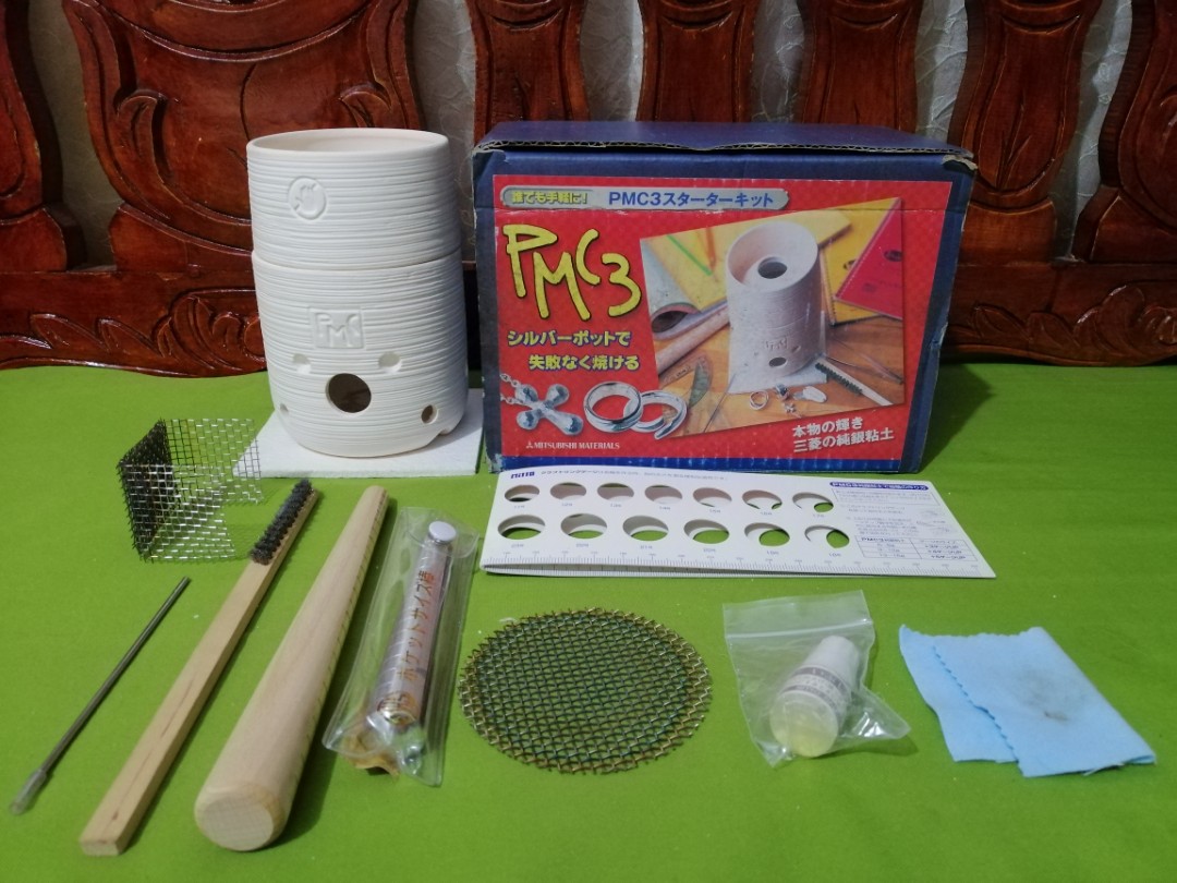 Mitsubishi PMC3 Materials Sterling Silver Mini pot Starter kit for