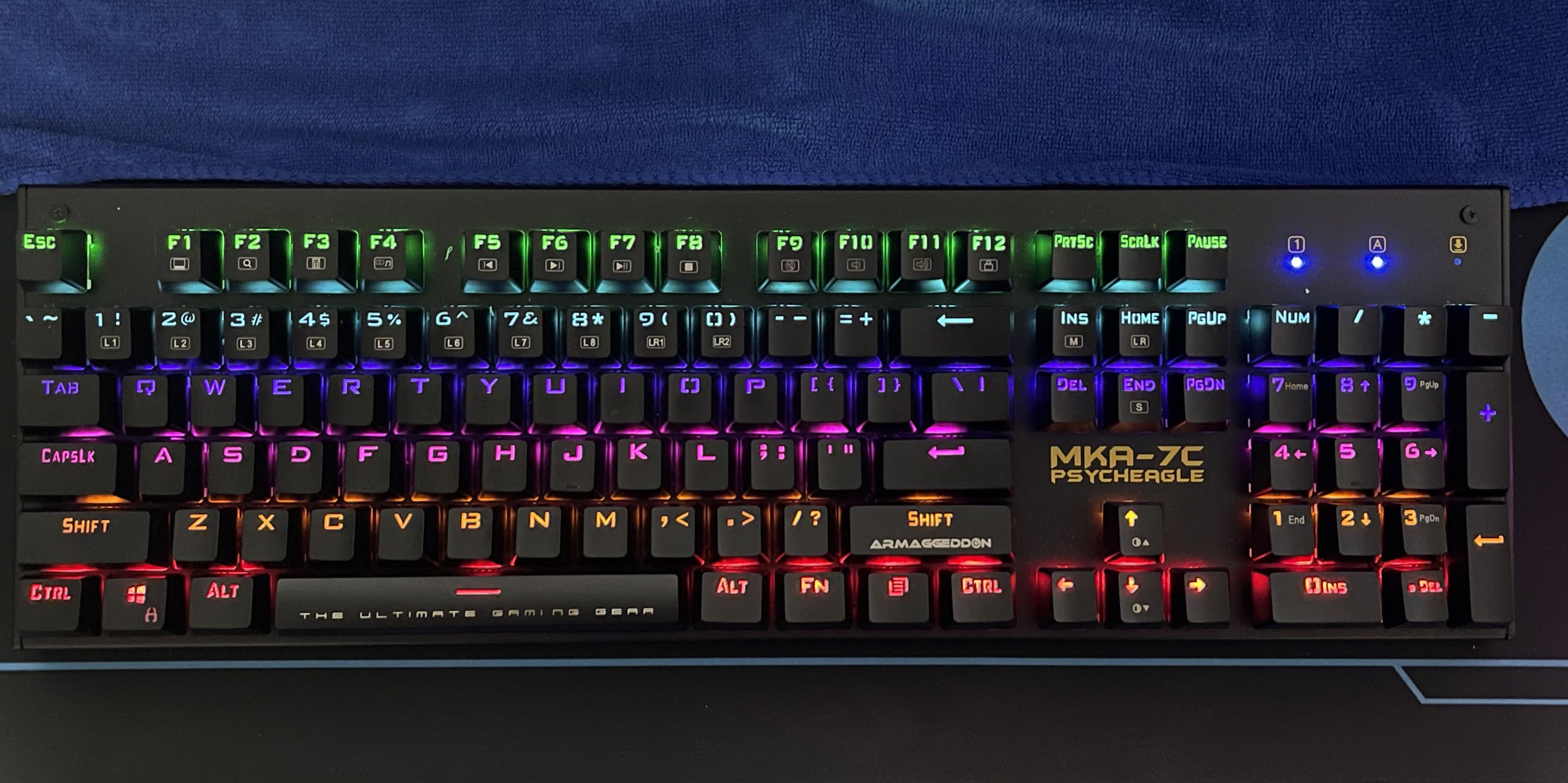 MKA-7C Psycheagle gaming keyboard, Computers & Tech, Parts ...