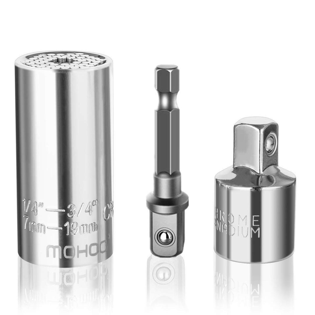 MOHOO Socket Wrench Set Gator Grip 719mm Multifunction Universal Hand