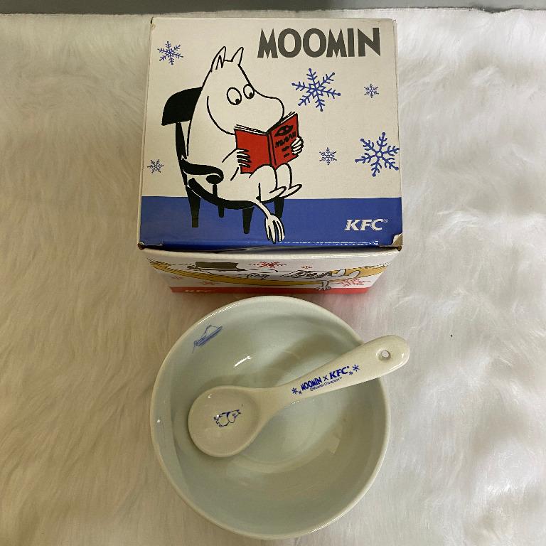 Moomin Valley KFC Ceramic Bowl with Spoon (Category: Dinnerware & Cutlery) located in Consolacion. Submitted by posh_avenue_home (Listing ID 1168296103, Image 3). Description: Brand new with box. From Japan. 4.25" x 2.5".