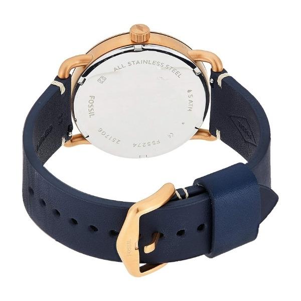NEW Fossil Commuter Leather Mens Watch FS5274 Luxury Watches