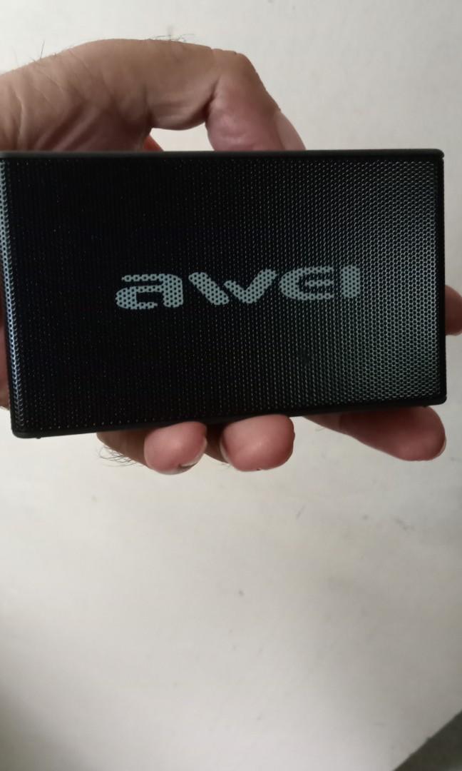 Original awei blutooth speaker (Category: Portable Music Players) located in Taytay. Submitted by joselaquino (Listing ID 1168258249, Image 1). Description: original awei handy bluetooth speaker.