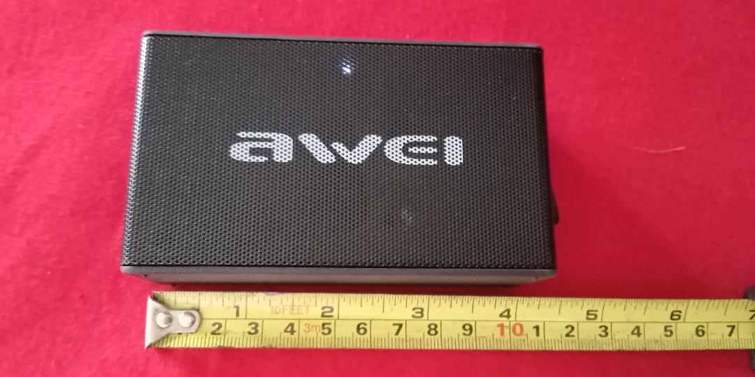 Original awei blutooth speaker (Category: Portable Music Players) located in Taytay. Submitted by joselaquino (Listing ID 1168258249, Image 2). Description: original awei handy bluetooth speaker.